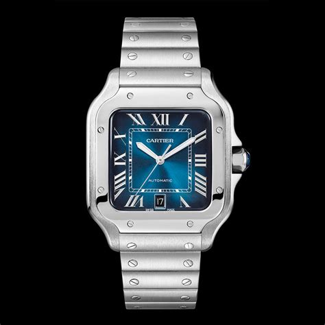 cartier santos azul|cartier santos.